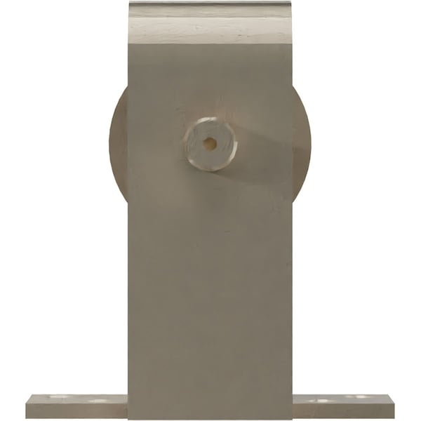Ekena Millwork Premium J-Top Mount Roller Hanger w/ Bolts for Barn Door for 1 3/8" to 2 1/4" Doors, White Bronze GB60010RWZ - main